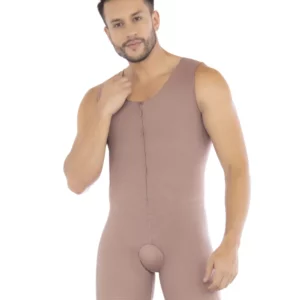 Faja masculina postquirúrgica de alta compresión y uso diario