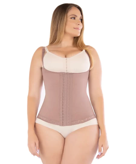 Cinturilla moldeadora alta compresión con soporte lumbar y reducción de talla 1