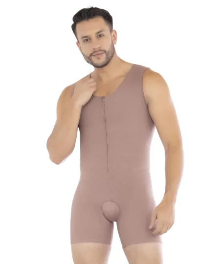 Faja masculina postquirúrgica de alta compresión y uso diario